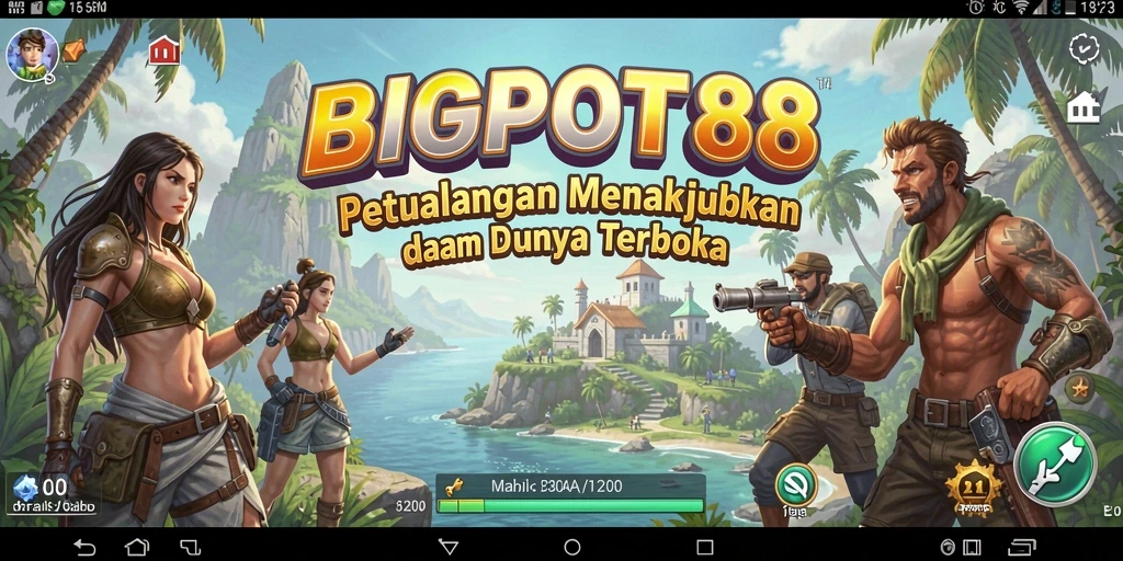 Gameplay seru menjelajahi dunia terbuka dalam BIGPOT88.