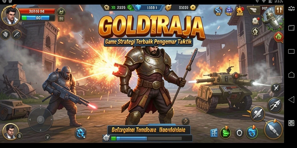 Gameplay menarik dari GOLDRAJA dengan strategi mendalam.