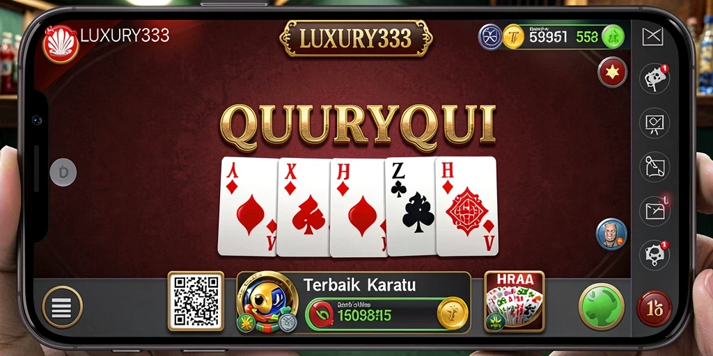 Gameplay seru LUXURY333 dalam QiuQiu yang menegangkan.