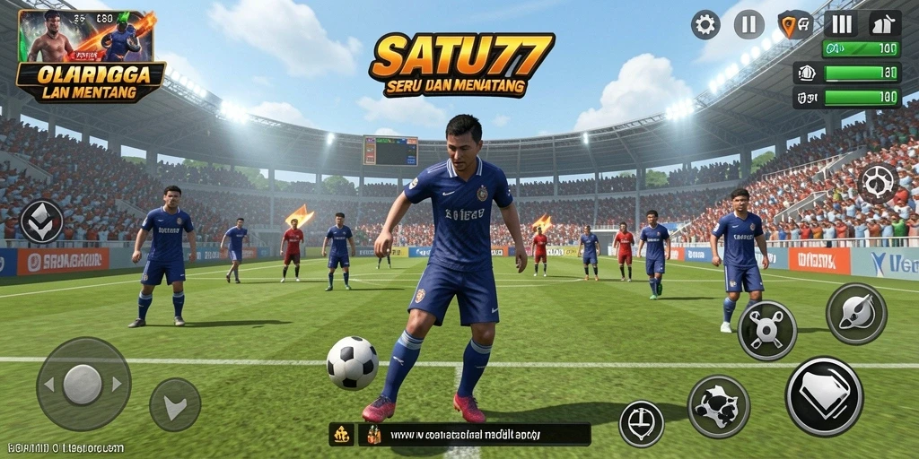 Gameplay seru SATU77 dengan aksi olahraga yang mendebarkan.