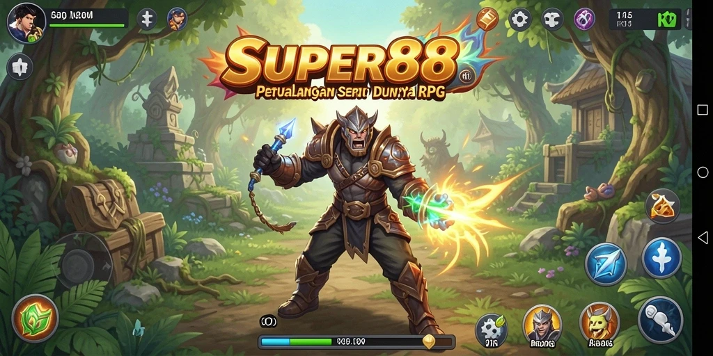 Gameplay SUPER88 yang menakjubkan dan epik dalam dunia RPG.