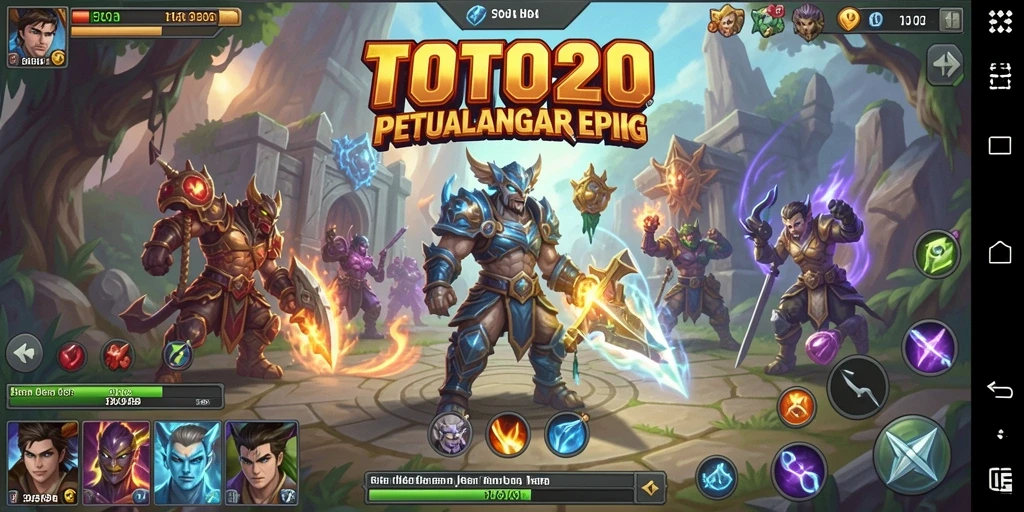 Tangkapan layar TOTO20 yang menampilkan aksi seru dalam permainan RPG.